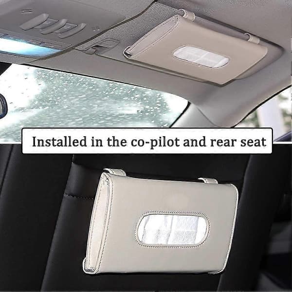 Bilvisir serviettholder, solskærm serviettholder bagsæde servietetui