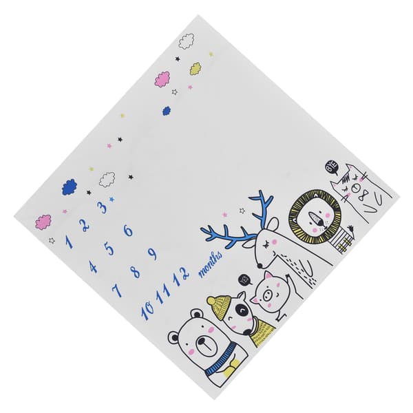 Baby Photography Cloth Polyester Cute Cartoon Pattern Exquisite Beautiful Blanket Background