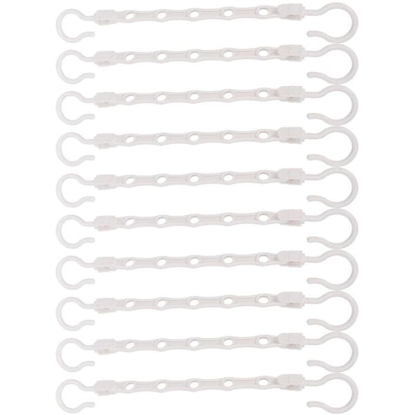 White Hanger, Windproof Five-Hole Hanger, Foldable Rotating Hanger, Space-Saving Hanger, 10 Pieces, For Clothes