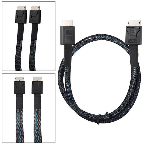 Cabledeconn SFF-8611 TIL SFF-8611 Server Højhastigheds HDD Dataoverførselskabel 0.5M