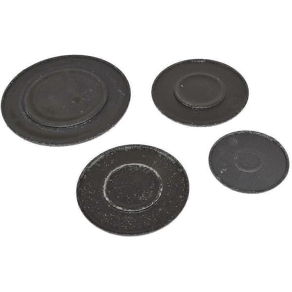 Universal kogeplade gasbrænderlåg 4-pak 55mm 75mm 100mm