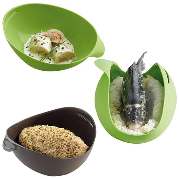 Multifunksjonell silikonbrødmaskin Silikon grønnsaksdamper Silikonbrødbakeform Silikonbrødrist