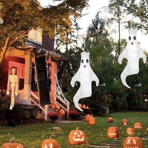 Halloween Windsock, Halloween Ghost Flag, Halloween Decorations, Hanging