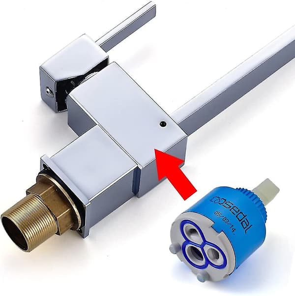 Keramisk vandhanepatron til udskiftning af etgrebsventil, 35 mm