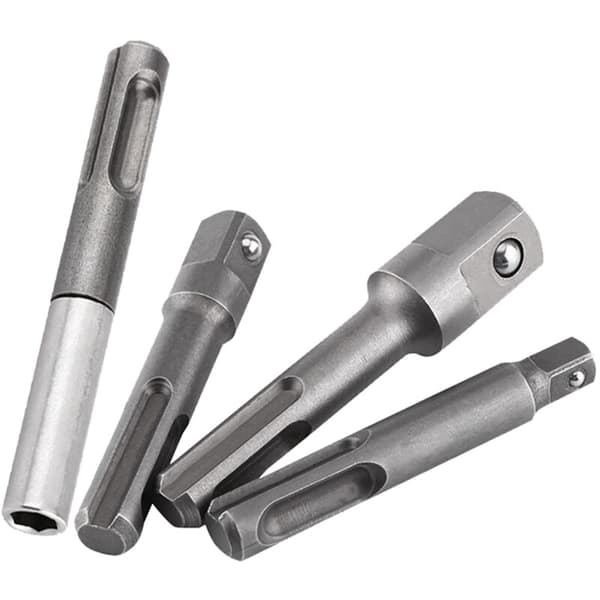 SDS Plus skaftadapter til 1/4\" sekskantfatning og 1/4\" 3/8\" 1/2\" firkantede borebits forlængerforbindelse