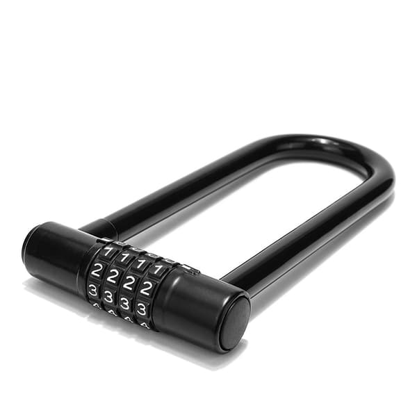 4-digit combination lock for bicycle - 18 cm with long handle - Waterproof bicycle lock