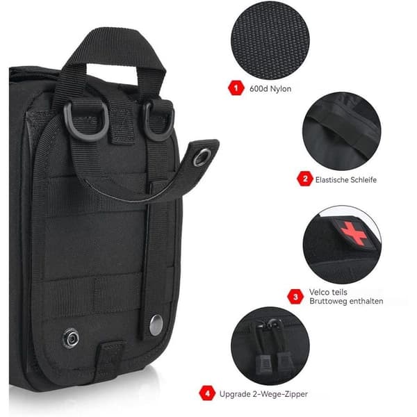 flintronic® Taktisk taljetaske / Militær kompakt bæltetaske / Multifunktionel