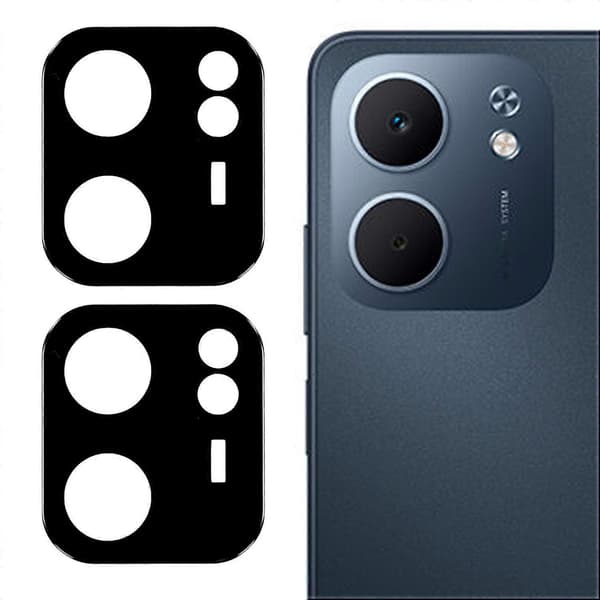 2 st Kameralinsskydd för Oppo A5x 4G/5G, Silke Tryck Linsskyddsfilm 3D Arc Edge