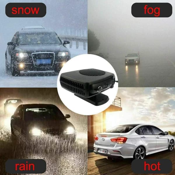 12V 200W Bilvärmare, Bärbar Radiator och Defroster Cooler KLB