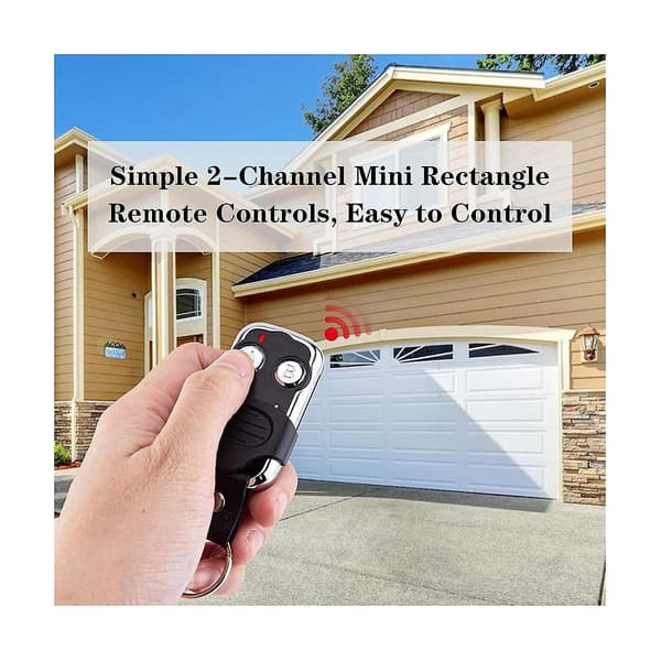 Compatible with 371lm 373lm Purple Learn Button Garage Door Opener Remote 315mhz Security+, 2-pack