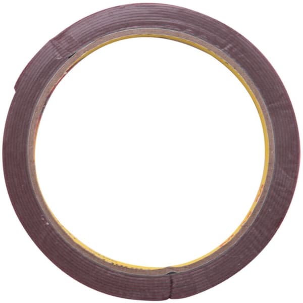 4X Dobbeltsidet Superstærk Permanent Selvklæbende Skumrulle til Bilkøretøjer, Rød 10mmx3Meter