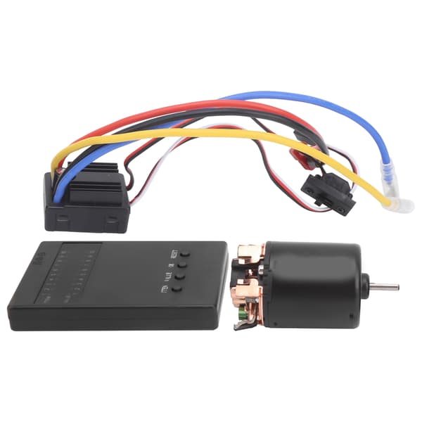 HOBBYFANS Børstet 80A ESC Programkort 35T Børstemotor Sæt til 1/8 1/10 RC Bil