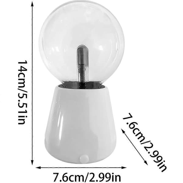 Electric Magic Plasma Ball, Touch Glass LED Night Light LED Atmosphere Night Light A A