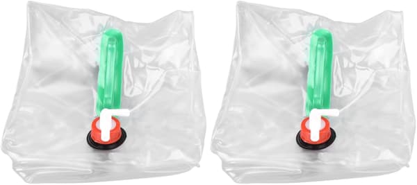 20L Sammenklappelig Vanddunk i Fødevaregodkendt PVC, 2 Stykker Vandtanke