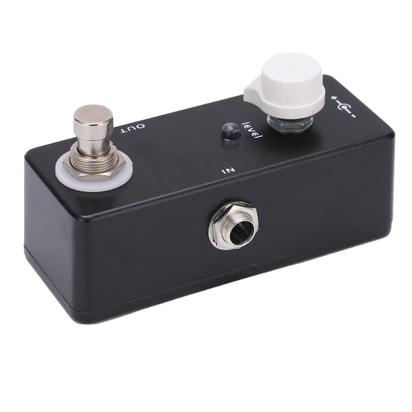 Guitar Volume Effect Pedal Knopkontrol Dæmper med True Bypass Tuner Tilbehør 20mA
