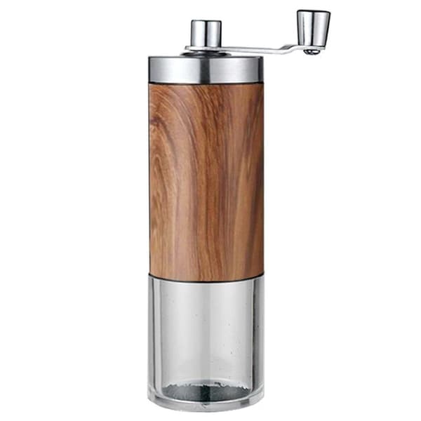 Natural Wood Look: Compact Coffee Grinder with External Settings KLB