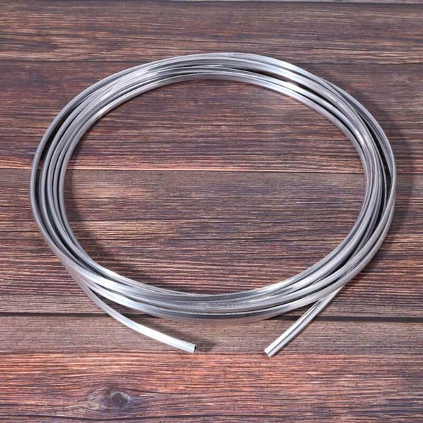 20FT Chrome Strip, Decorative Strip, Car Door Edge, Anti-Scratch Protective Cover Silver