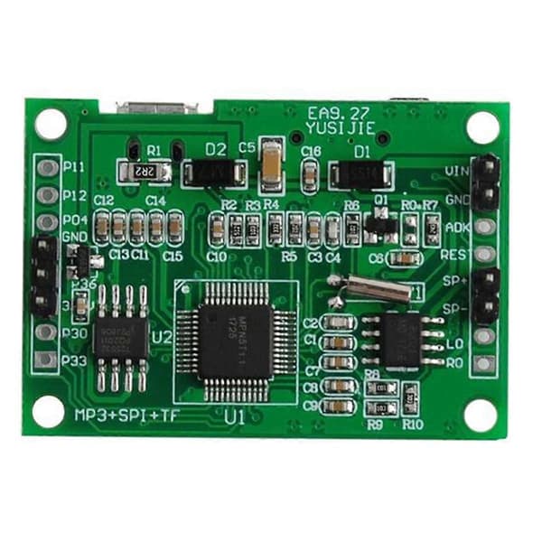 DIY MP3 Music Voice Playback Kit with PIR Sensor Audio Recording Module USB Download Support TF Card