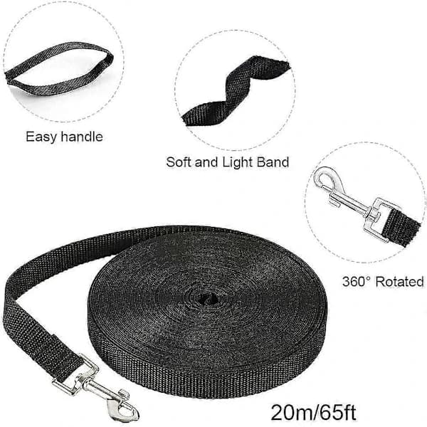 Dog Training Leash, 15m/50ft Long Leash for Dog Training, Dog Leash Training