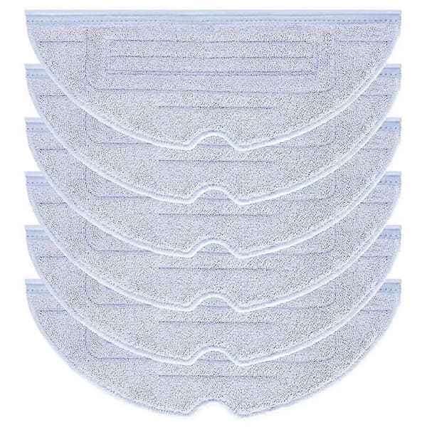 12 stk. moppeklude til S7 T7s T7plus G10 robotstøvsuger mikrofiber vibrerende moppeklud erstatning