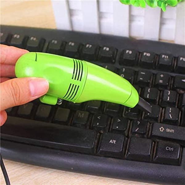 Keyboard Vacuum Cleaner, Mini Keyboard Powerful Vacuum Cleaner USB Wireless Keyboard Vacuum Cleaner Random Color