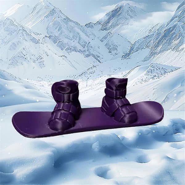 Mini Finger Snowboard, 3D-printad Finger Snow Board, Mini Skateboard Snow Board för Finger, Mini Sk