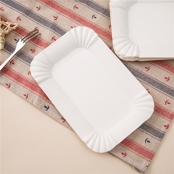 (16 x 10,5 cm) Pakke med 200 hvite pappbrett - Presentasjon T