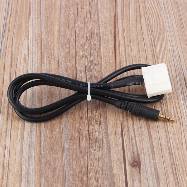 3.5MM AUX Audio Radio MP3 Player Headphone Phone Input Adapter Cable For Toyota