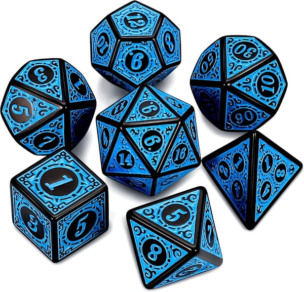 Polyedrisk terningesett for Dungeons and Dragons RPG MTG Rollespill