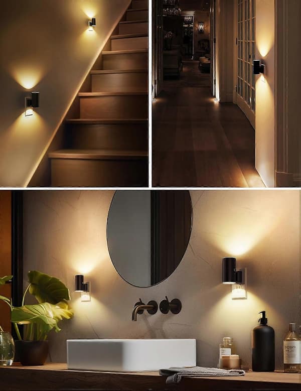 2-pakning dimbar LED-nattlampe, plug-in vegglampe med sensor-FY-