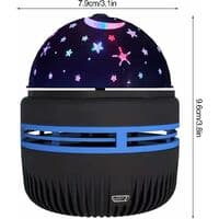 Tähtiprojektori yövalo, LED-projektorilamppu Galaxy Light