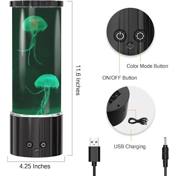 Manetlampe med maneter, manetlampe, manetakvarium