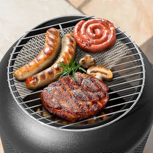 Erstatningsrist for kullgrill med forbedret luftstrøm og varmebevaring for Weber-griller 34 cm diameter
