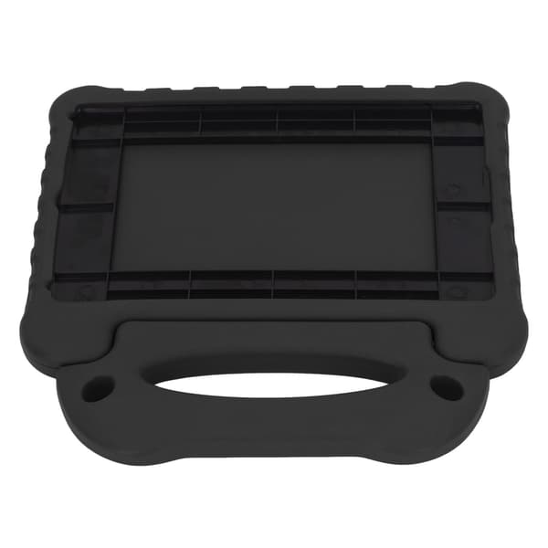Tablet Case with Handle User-Friendly Shockproof Comfortable Exquisite Feel Precise Cut Protective Cover Black for IOS Tablet 10.2