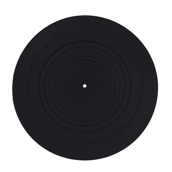 12\" Rubber Silicone Turntable Mat for All LP Vinyl Record Players