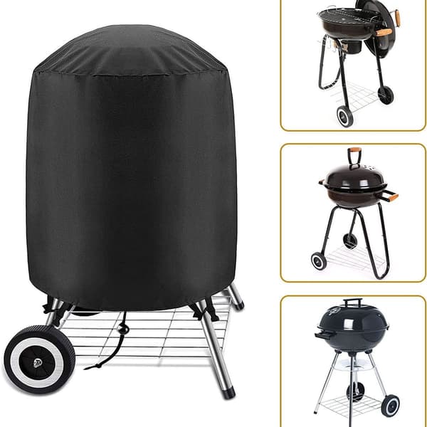 Rundt grillovertræk dækker grillovertræk BBQ grillovertræk havekul