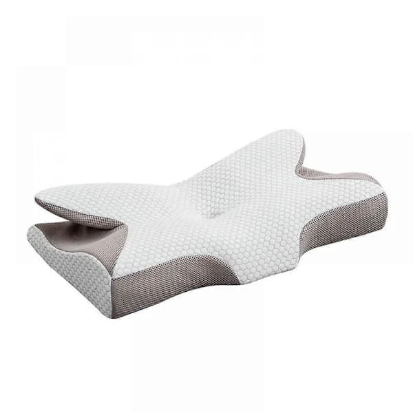 Ortopedisk memory foam-kudde, sidokudde nackstödskudde huvudkudde nacksmärta ergonomisk sovkudde för nacke-u
