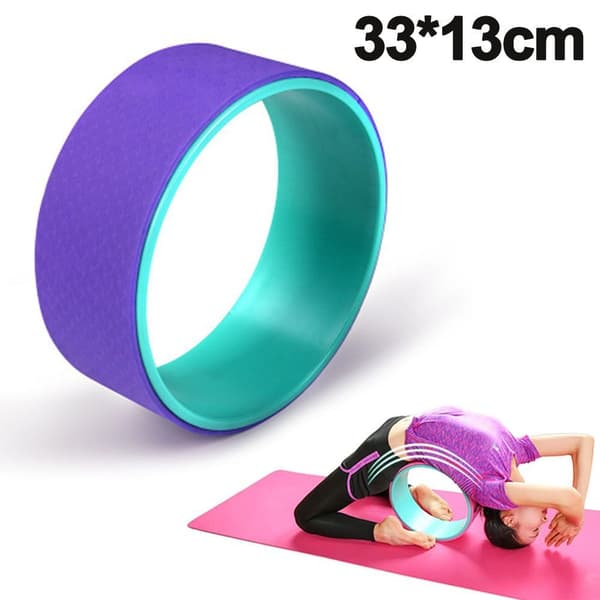 Yoga Wheel, Blue + Purple