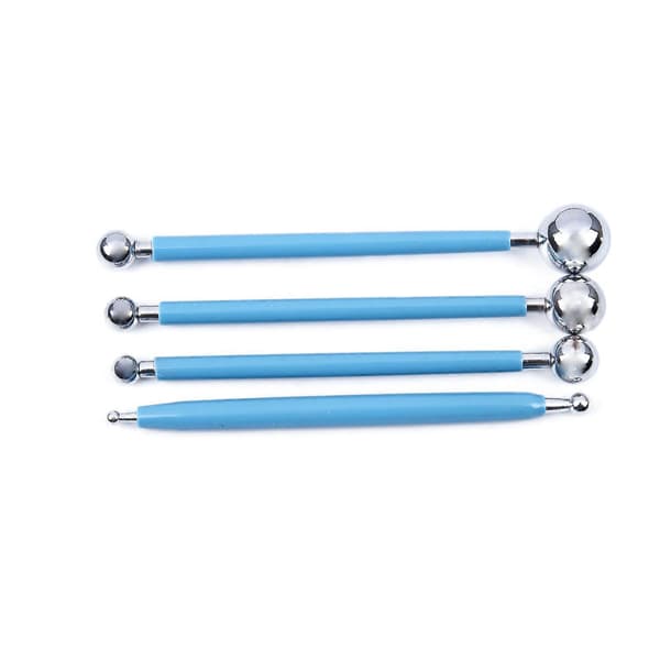 8-Piece Ball Stylus Tool for Clay Pottery Doll Modeling Paper Flowers