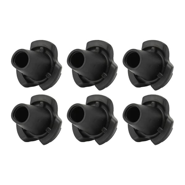 6 st Walking Stick Tip Böjbart Kryckgummihuvud 19mm / 0.7in Innerdiameter Walking Stick Tips Krycktillbehör YMMR)