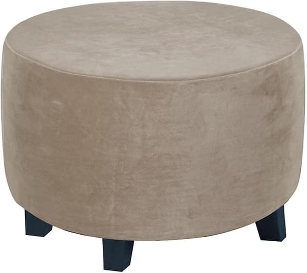 Rundt pufftrekk for diameter 48-55 cm, brun