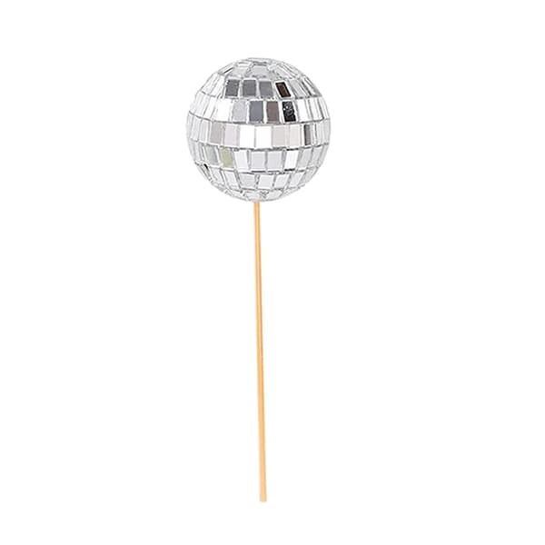 [LCS] Discokugle Kagepynt, Spejl Discokugler Kagepynt, Glitter Madpinde Discokugle Kagepynt, til Højtid Studenter 3cm 3cm Small
