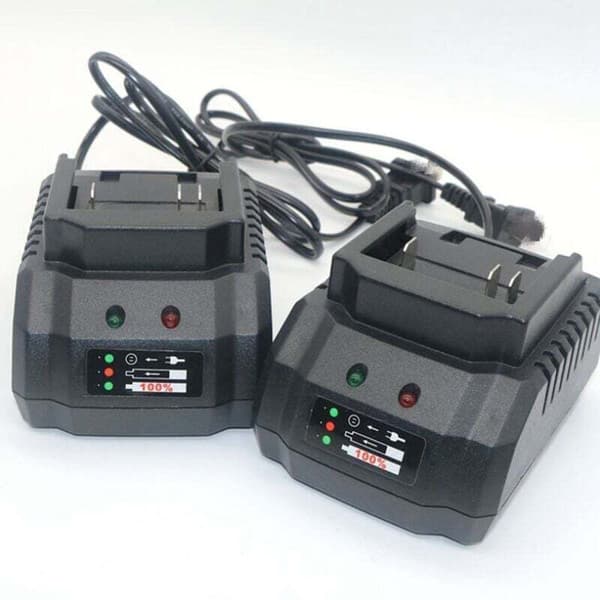Charger for 18V 21V Lithium Battery, Compatible with Drill, Angle Grinder, Electric Fan, Power Tools, EU Plug