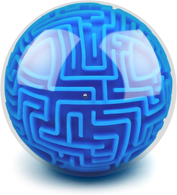 3D Gravity Memory Sequential Maze Ball -pulmalelu Lahjat (sininen) for