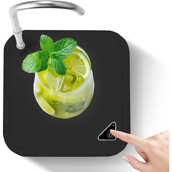 2-i-1 Bærbar Elektrisk Flaskedispenser for 5 Gallon og Universale Flasker USB Oppladbar Bordplate Flaskedispenser
