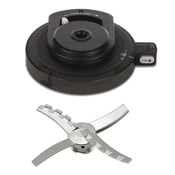 Outer Bowl Lid with Paddle for Ninja NC500/NC501 Series Ice Cream Maker Reusable Creami Lid Replacement
