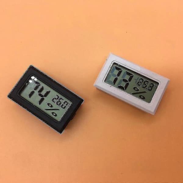 12-pak Digital Hygrometer Termometer - Mini Indendørs Fugtigheds-/Temperaturmåler