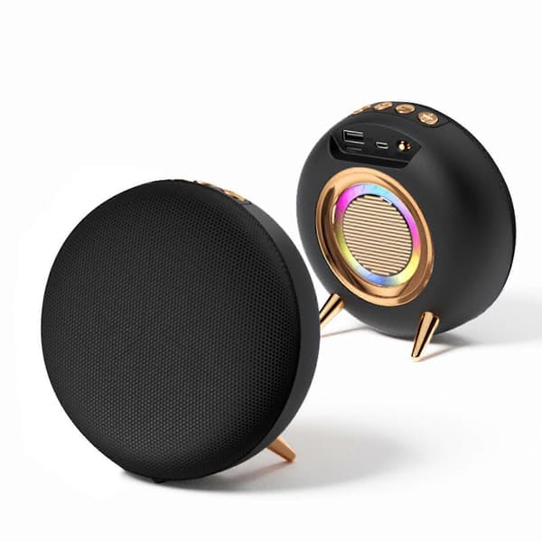 Trådløs subwoofer-højttaler med dobbelt højttalerforbindelse og førsteklasses lyd med dyb bas