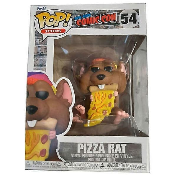 POP-figur - FUNKO - Pizza Rat - Begränsad upplaga - 10 cm - Samlarlåda