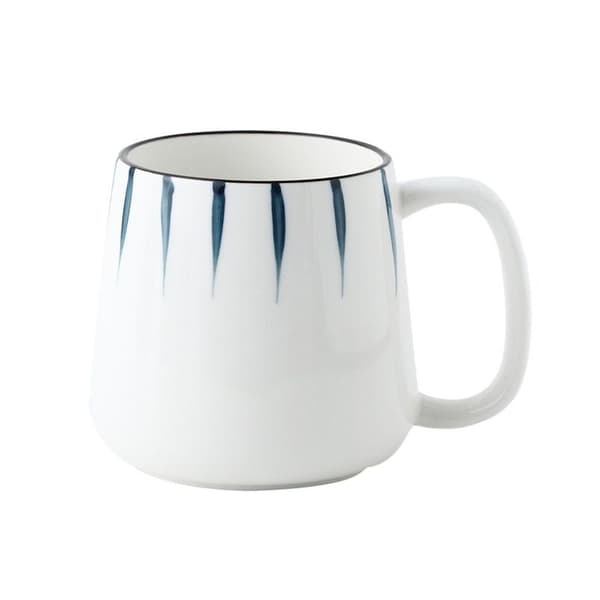 Håndmalet keramisk vandkop, kaffekop, vandkop